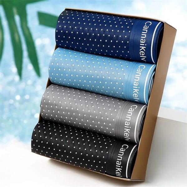 4 Pcs Combo Cannnai  Kelv Boxer Underwear